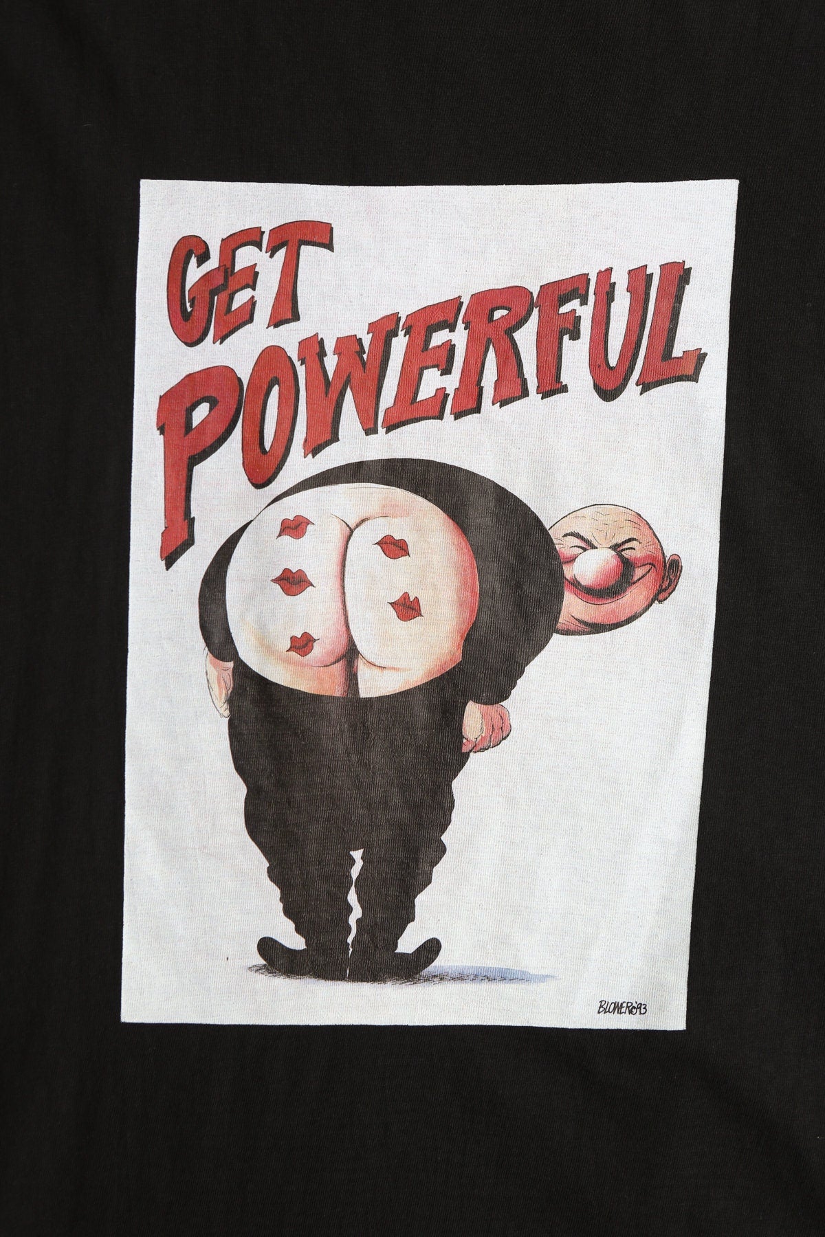 Get Powerful Black Graphic Shirt