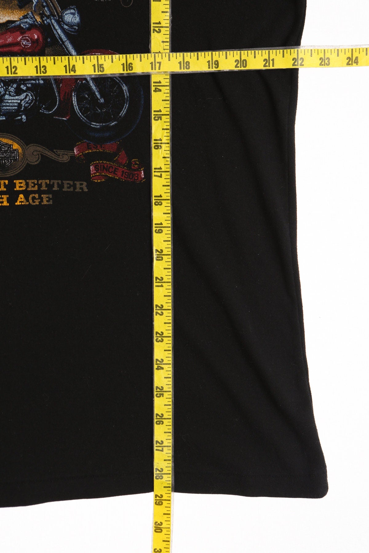 Biker Black Graphic Shirt Harley's and Whiskey's Both Get Better with Age