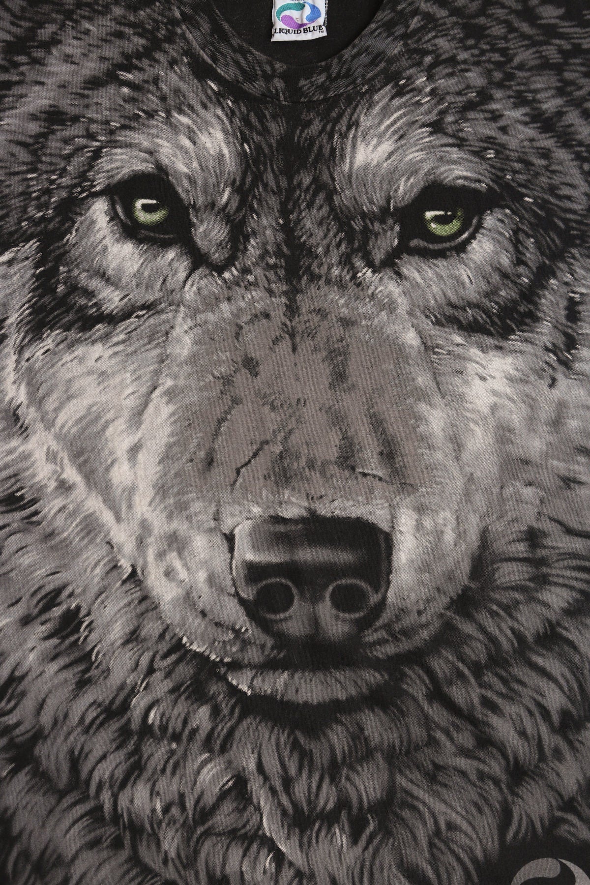 Gray Wolf Black Graphic Shirt Alaska Geography