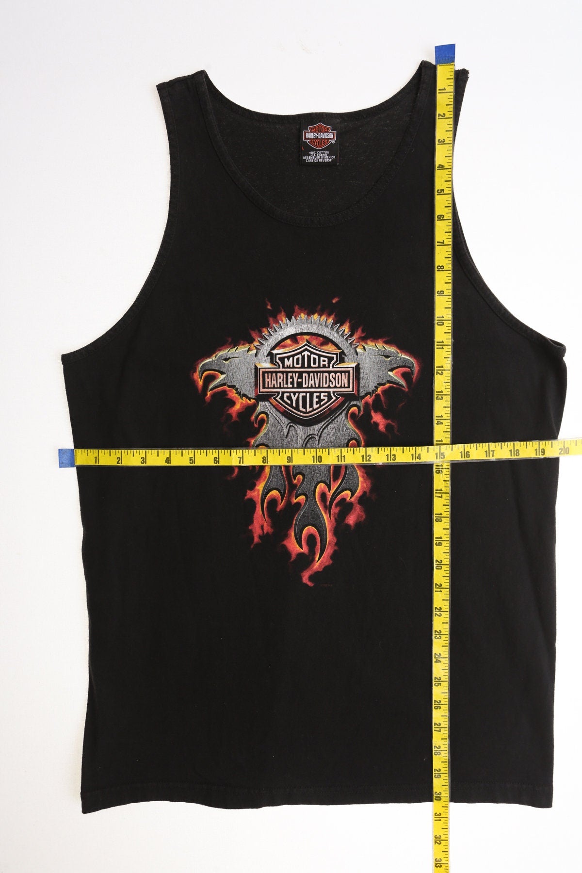 Harley Davidson Grand Teton Idaho Falls Black Graphic Tank Top