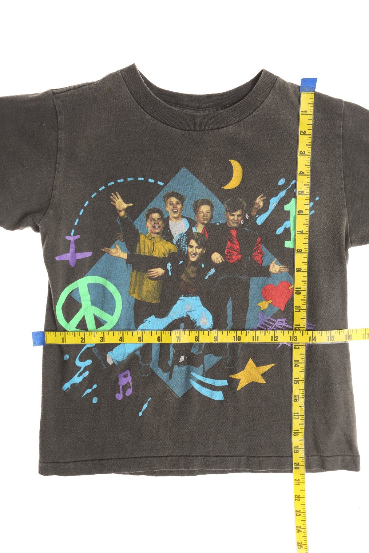 90's Pop Band Music Graphic Black Shirt