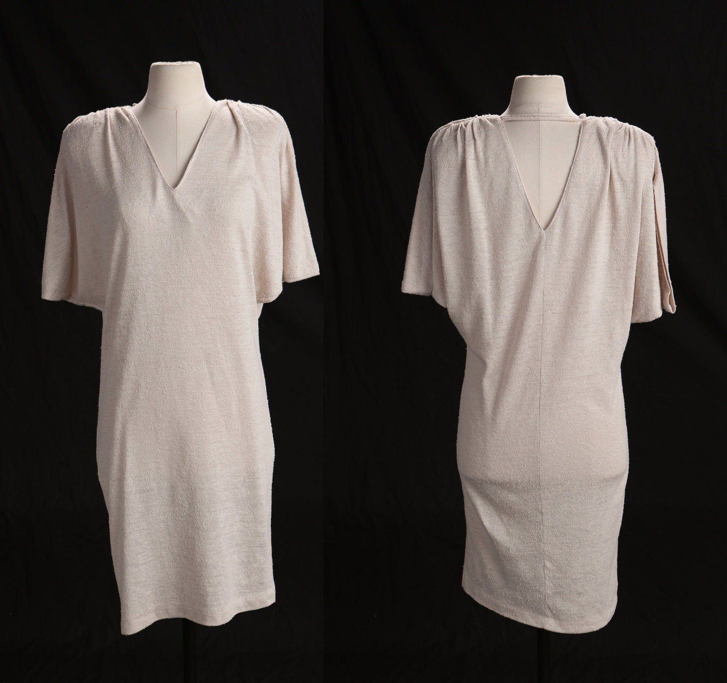 80's Casual Dress Short Sleeve