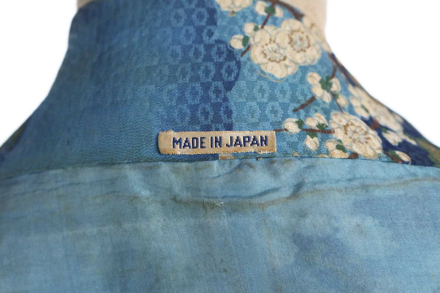 Kimono Robe - Blue Floral Print