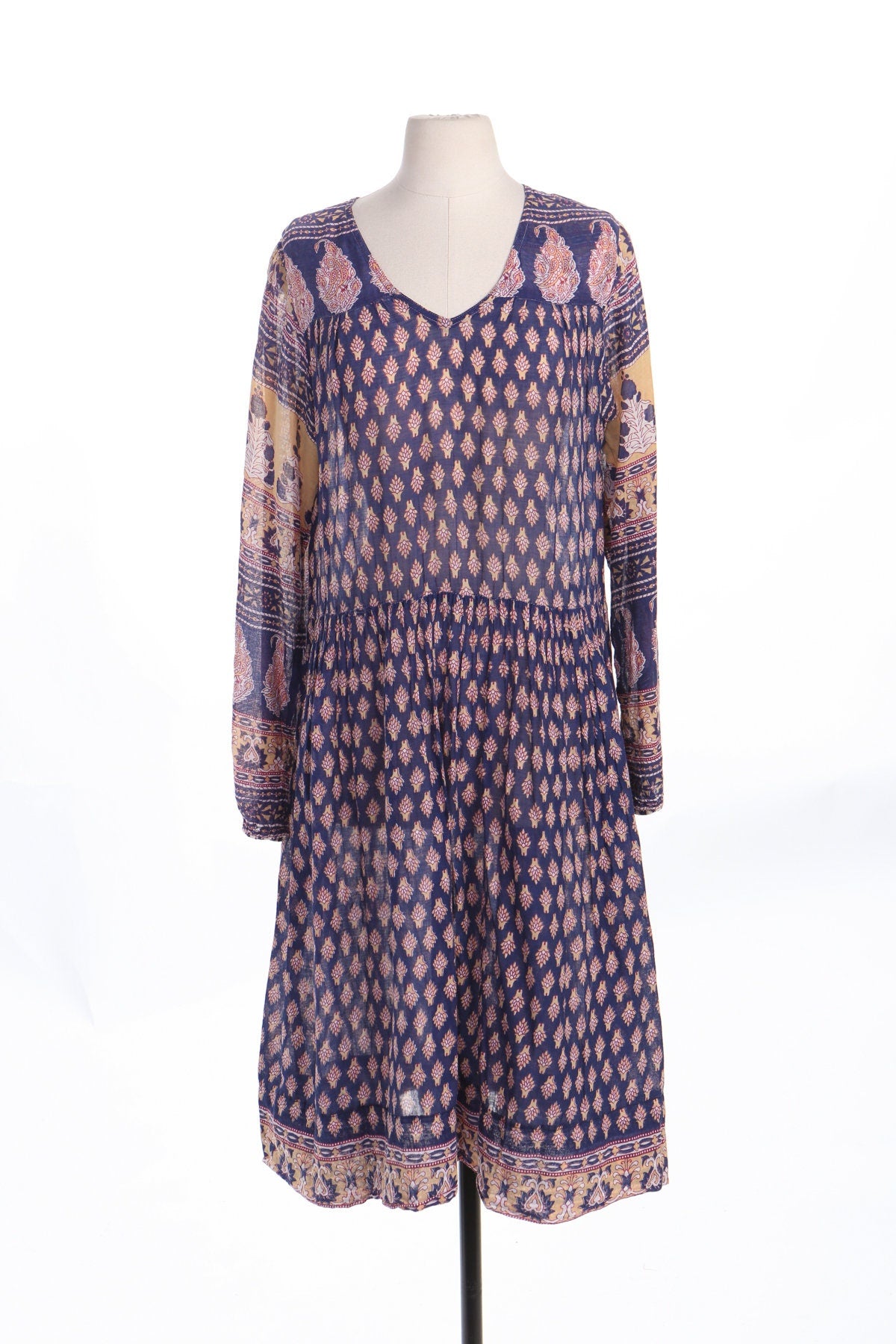 Women Block Print Boho Dress