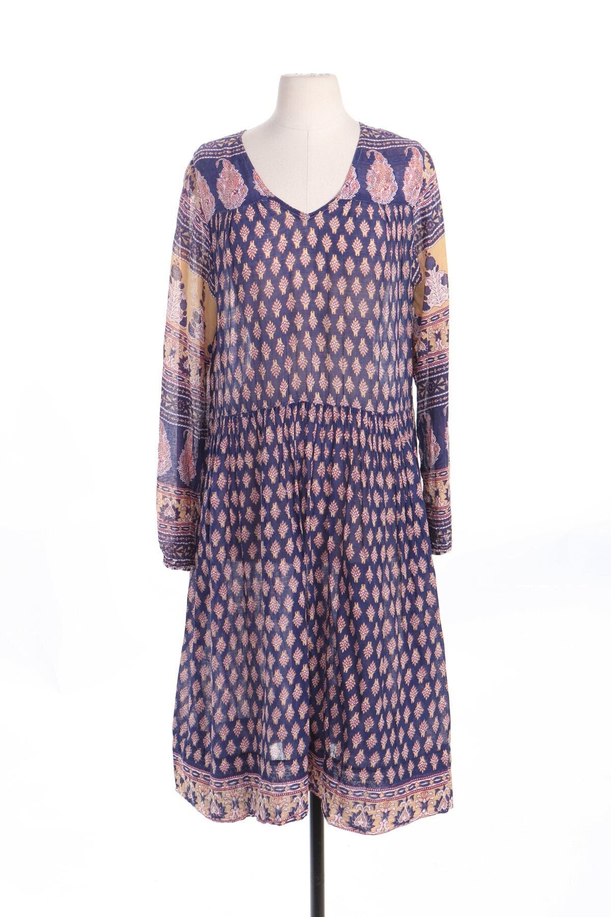 Women Block Print Boho Dress