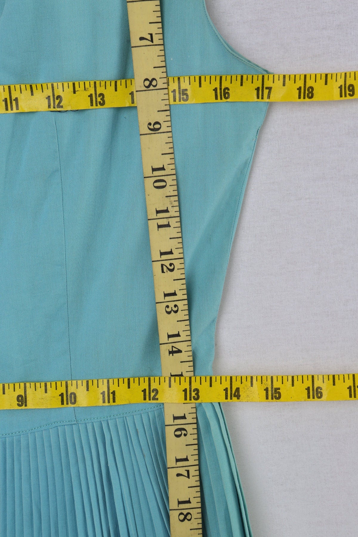 50's Women Blue Casual Dress