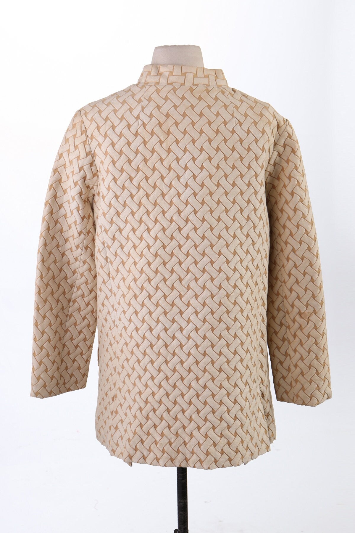 Vintage Women 60's Beige Winter Coat