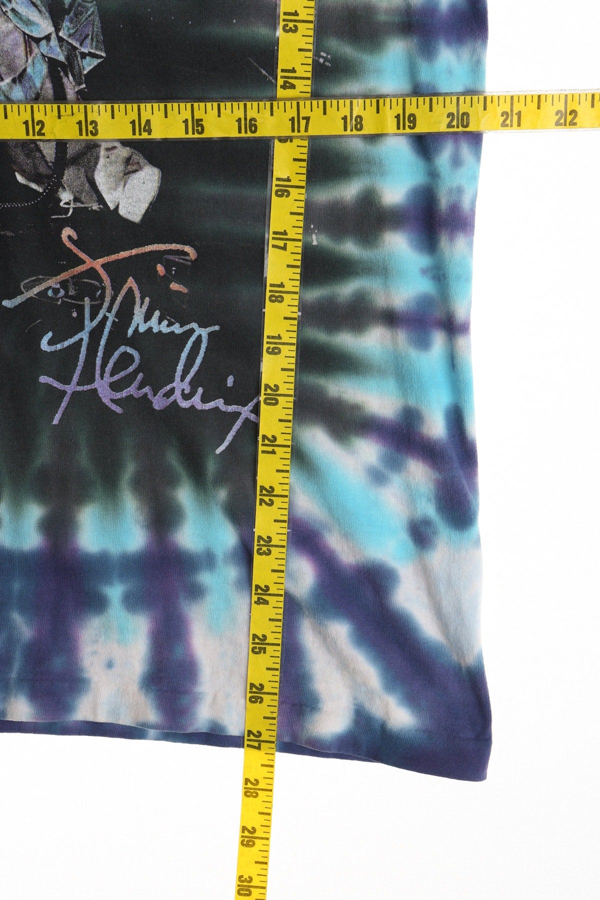 Tie Dye Jimmy Hendrix Rock Foxy Lady Graphic Shirt