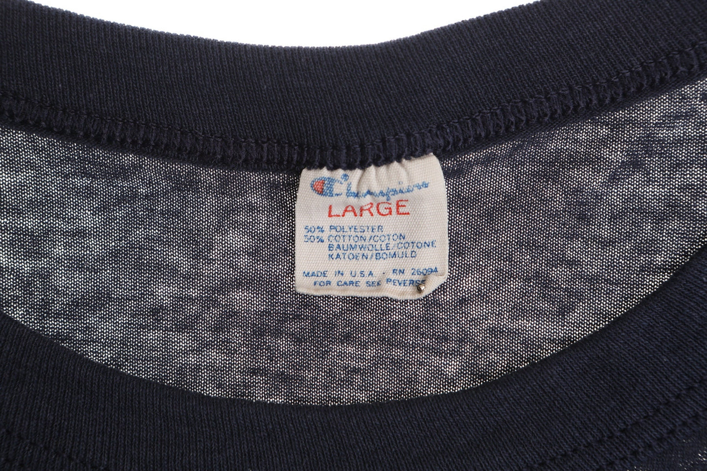 Vintage Champion Blue University Print Shirt