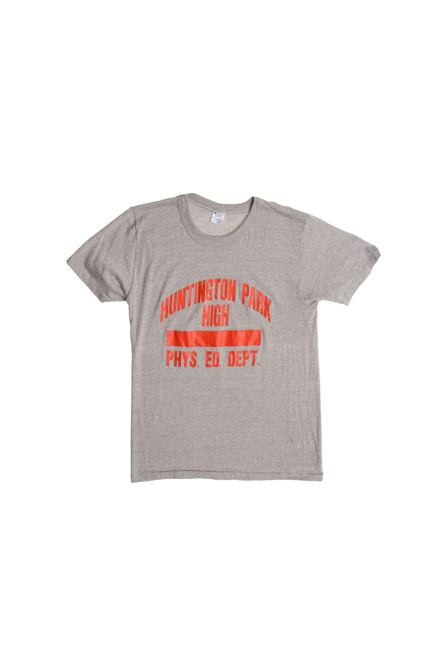 Vintage Gray Champion Graphic T-shirt - Huntington Park High Print