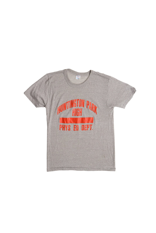 Vintage Gray Champion Graphic T-shirt - Huntington Park High Print