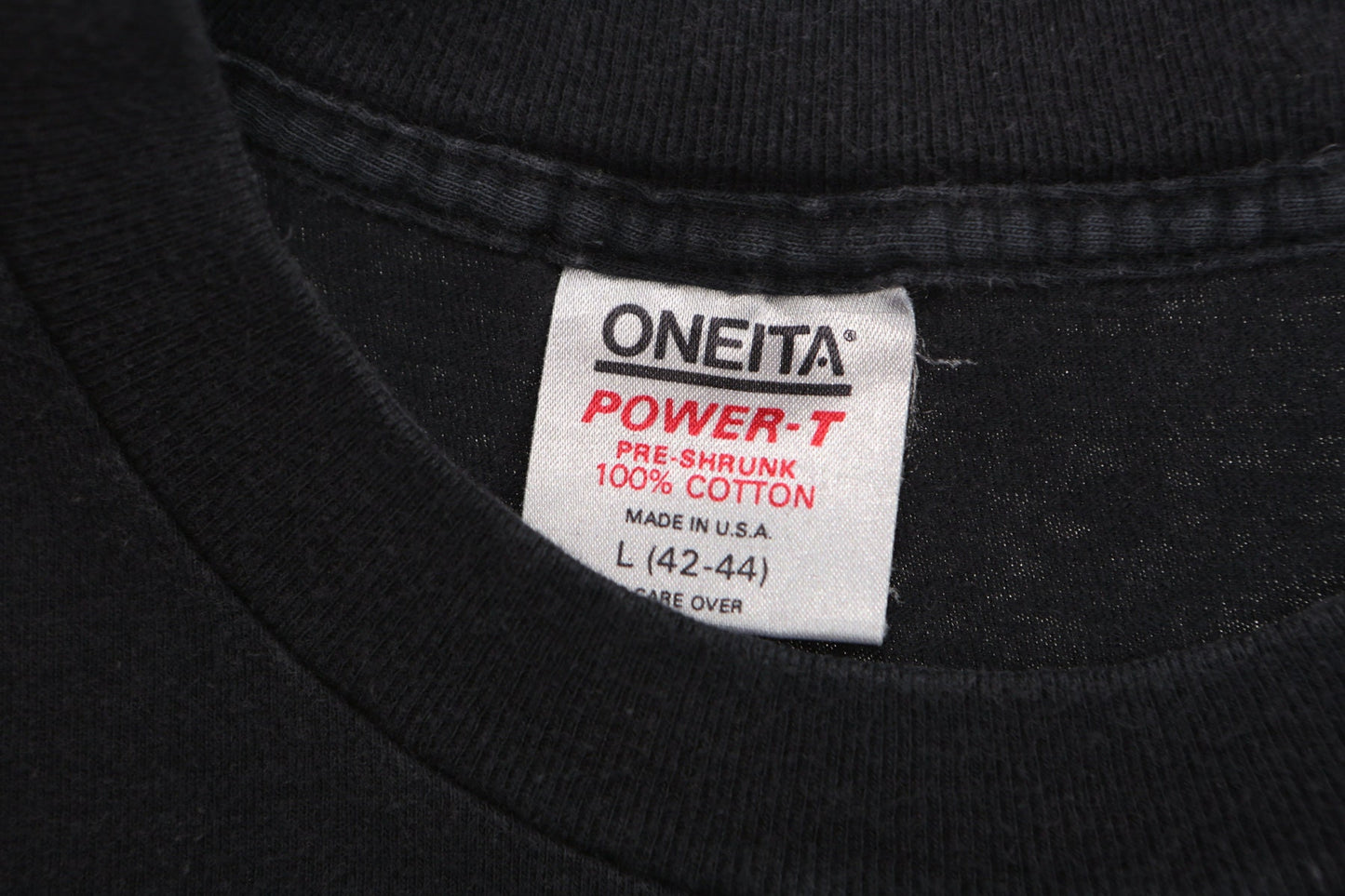 Vintage Black Graphic T-shirt - F-16 Fighter Jet Tactical Fighter Print