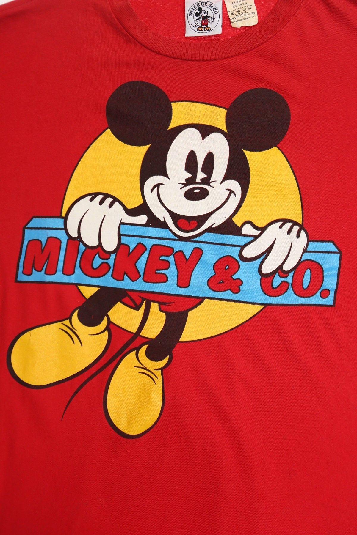 Mickey Mouse Red Graphic T-shirt