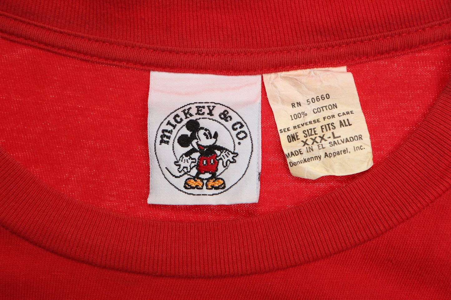 Mickey Mouse Red Graphic T-shirt