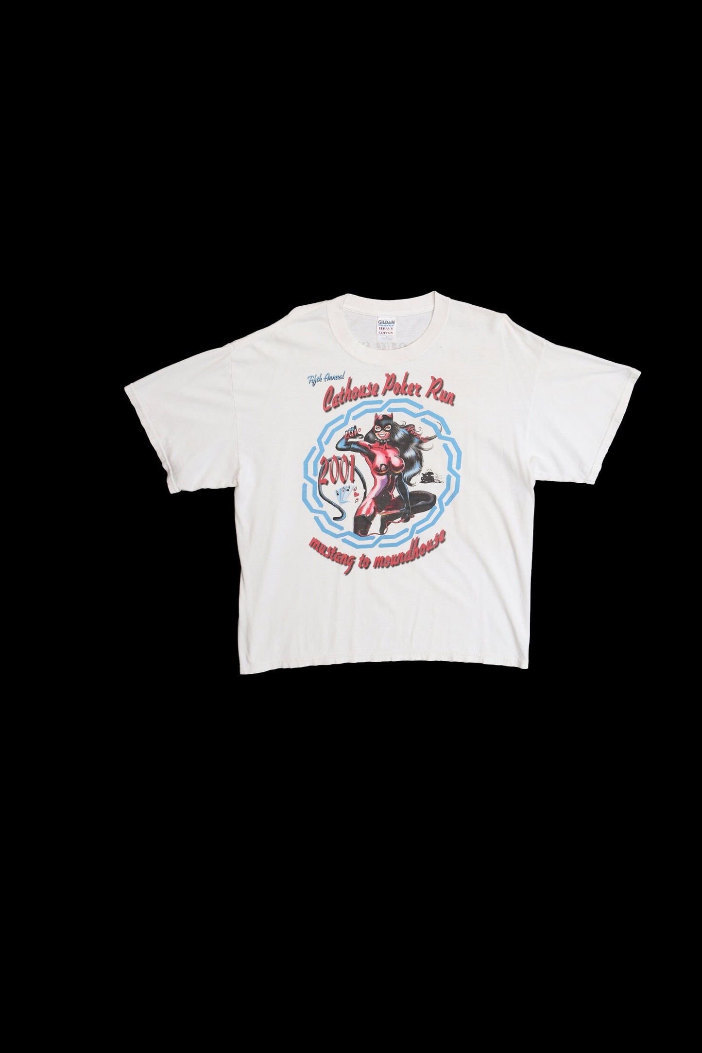 Fifth Annual Cathouse Poker Run Graphic T-shirt