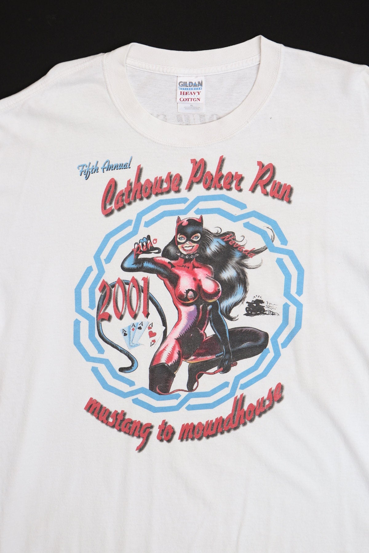 Fifth Annual Cathouse Poker Run Graphic T-shirt