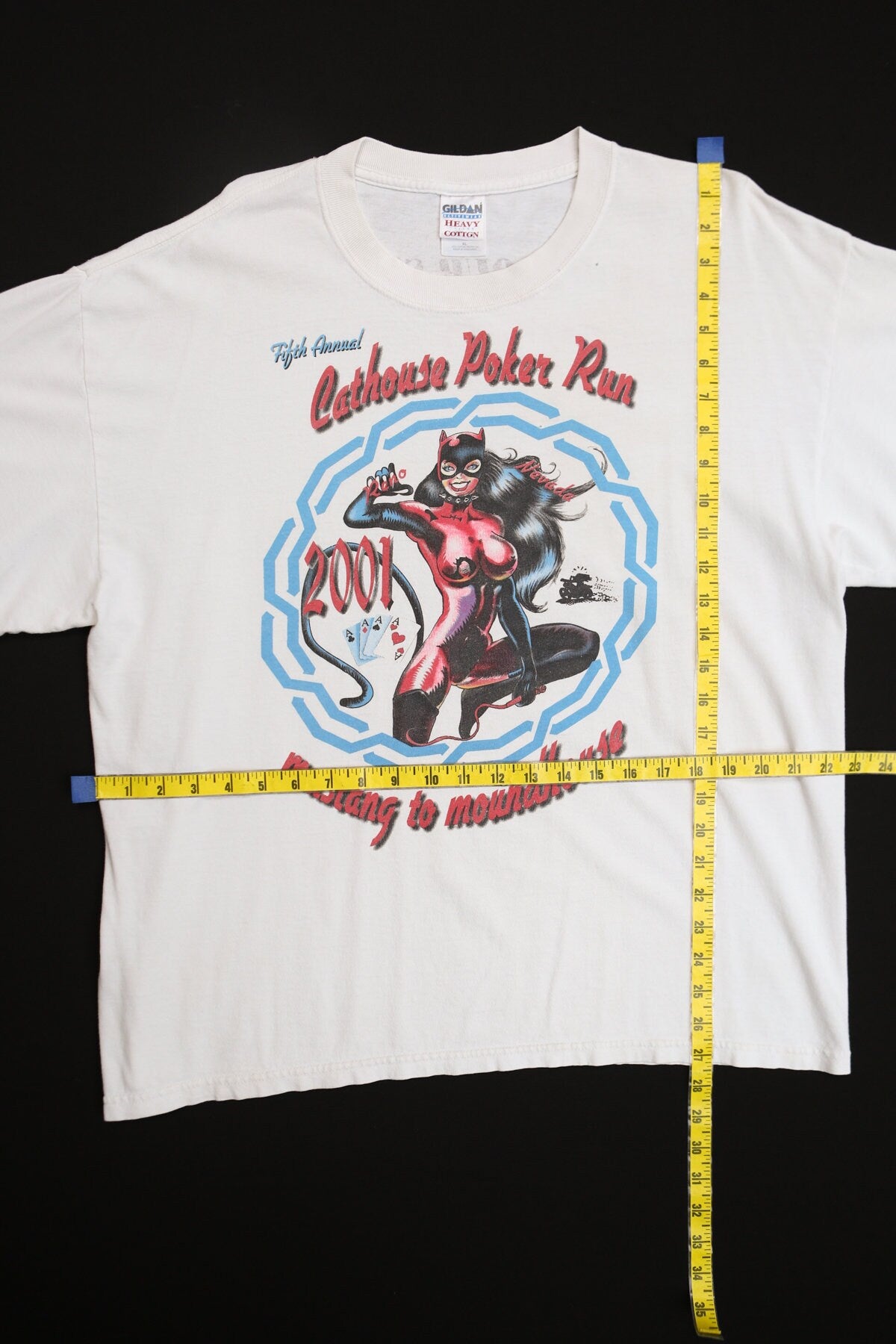 Fifth Annual Cathouse Poker Run Graphic T-shirt