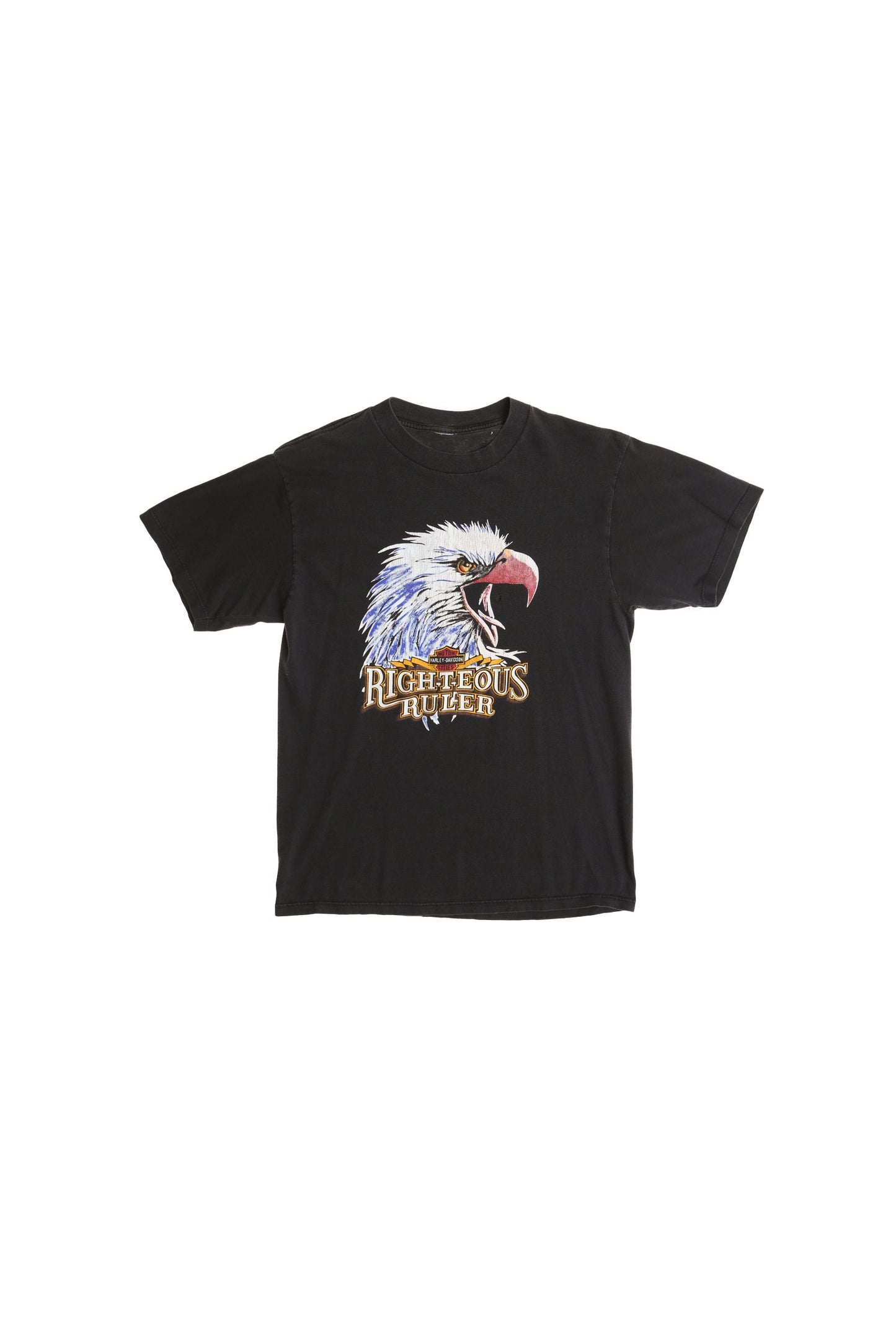 Harley Davidson Righteous Ruler Motorcycle Biker Graphic Shirt