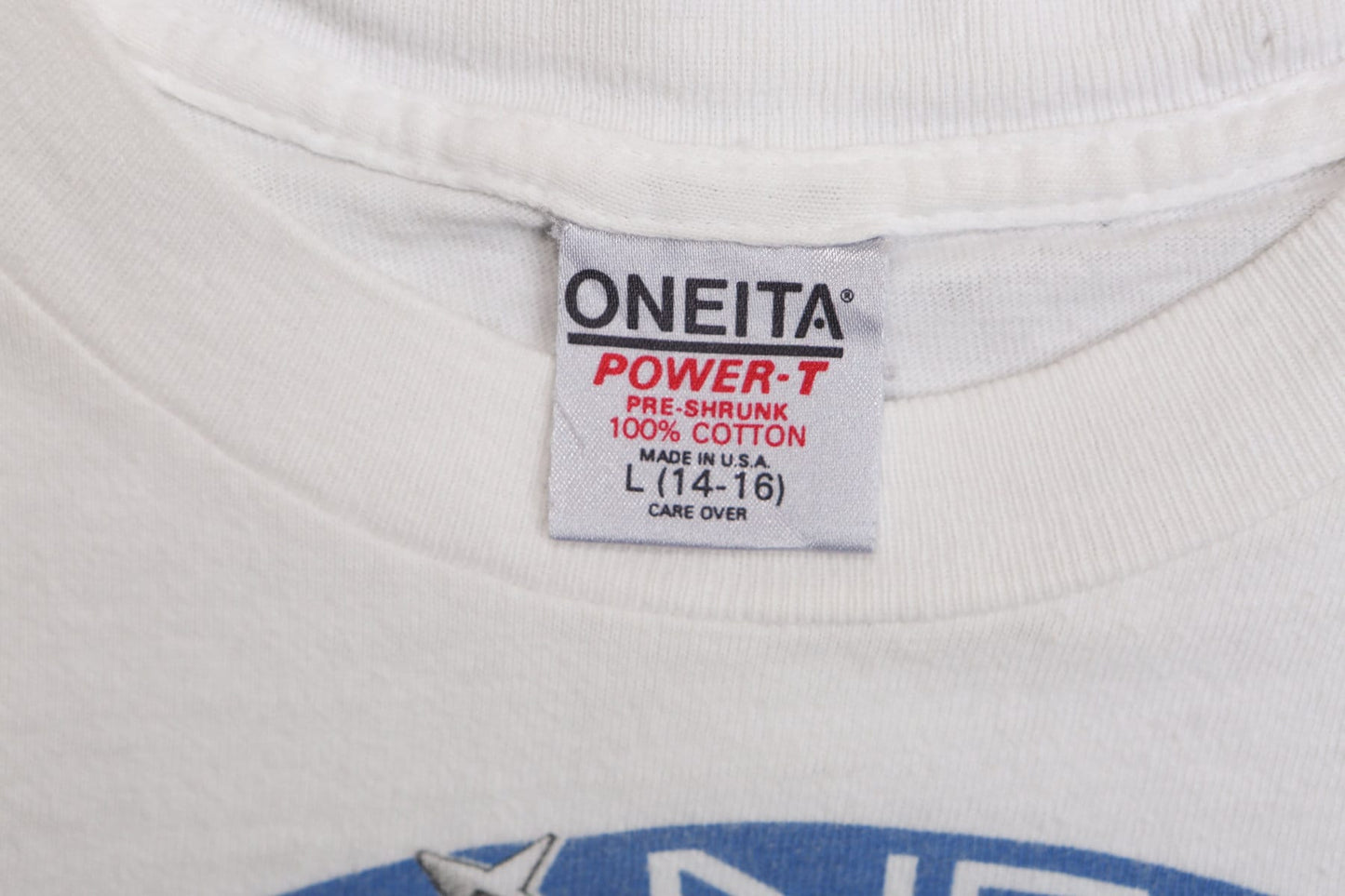 Fighter Jet White Graphic Shirt - 90's