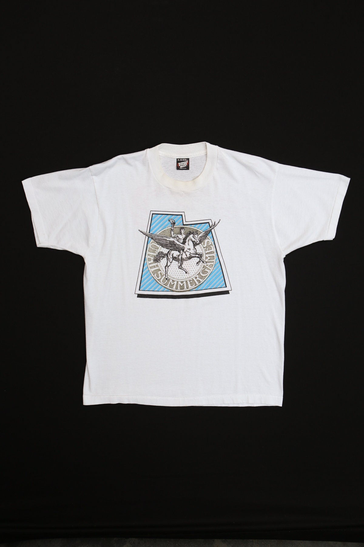 Utah Summer Games Vintage White Graphic T-shirt