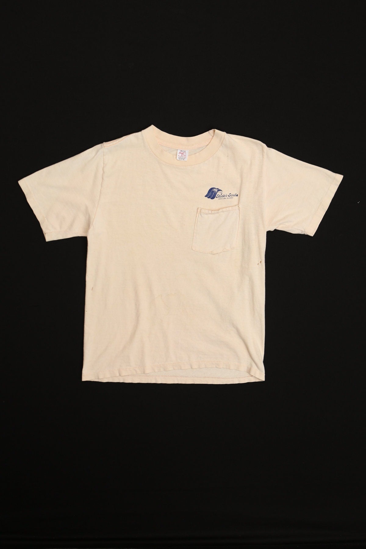 Scuba Diving Beige Graphic t-shirt - Steele's Scuba Santa Clara California