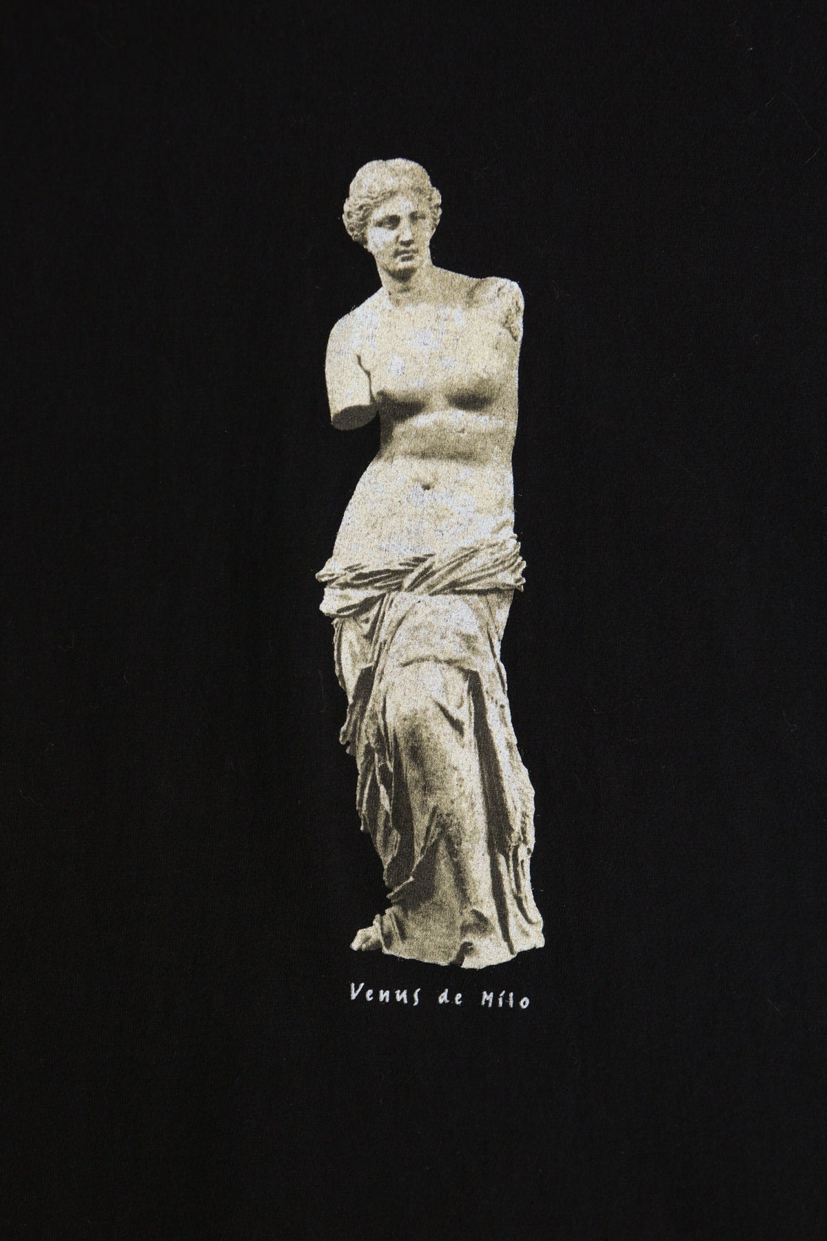 Venus De Milo Sculpture Black Graphic Shirt