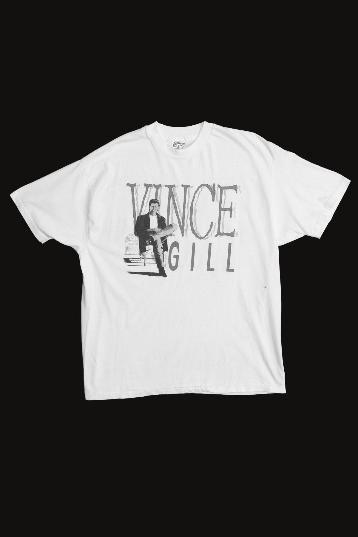 Vince Gill 1992 Tour White Graphic Shirt