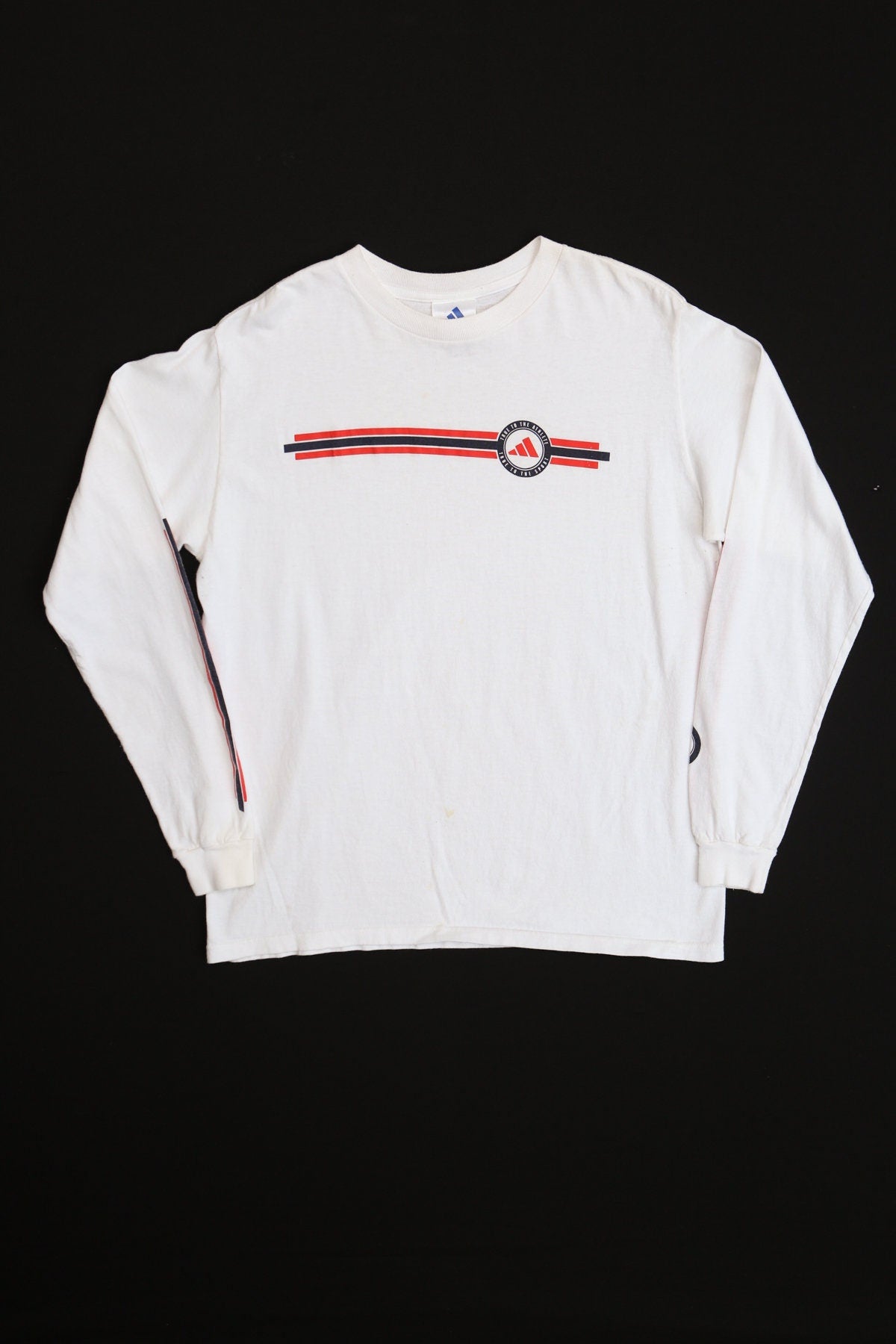 Long Sleeve White Adidas Graphic Shirt