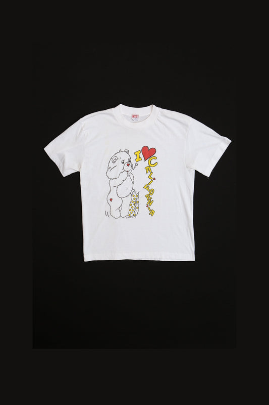 I Love California Teddy Bear White Graphic Shirt