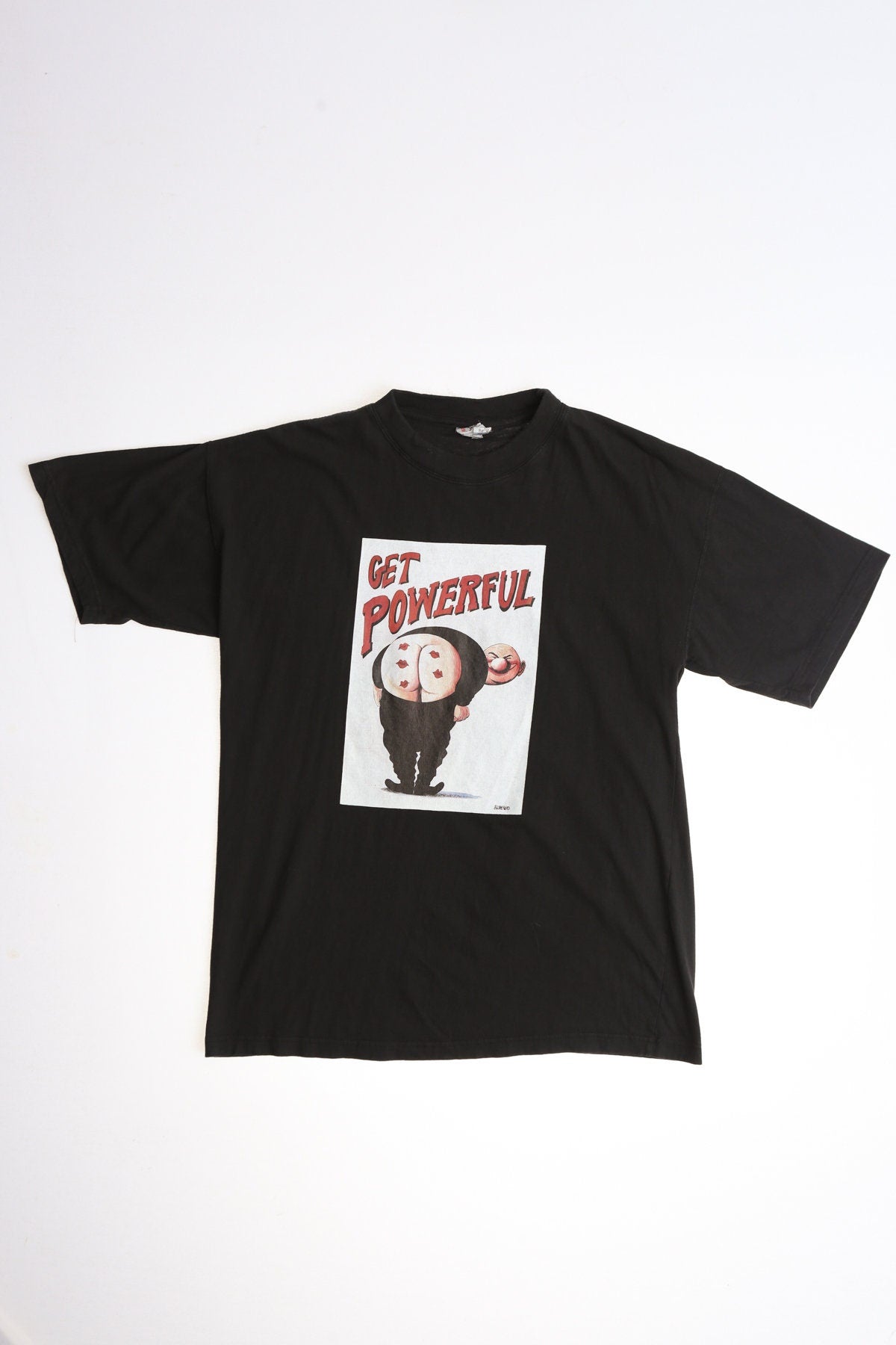 Get Powerful Black Graphic Shirt