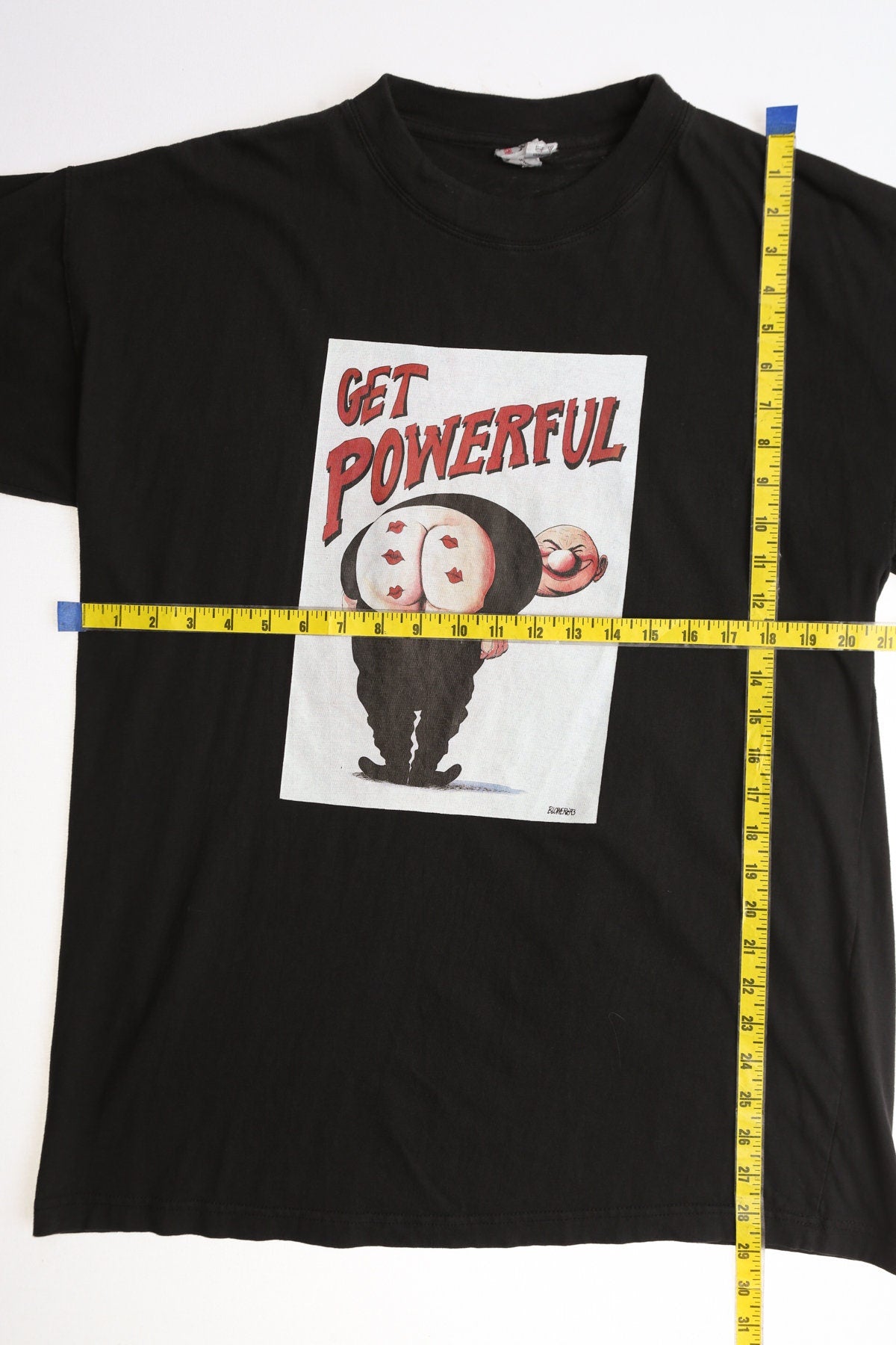 Get Powerful Black Graphic Shirt