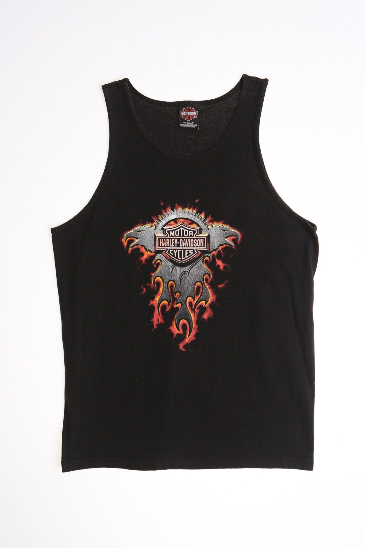 Harley Davidson Grand Teton Idaho Falls Black Graphic Tank Top