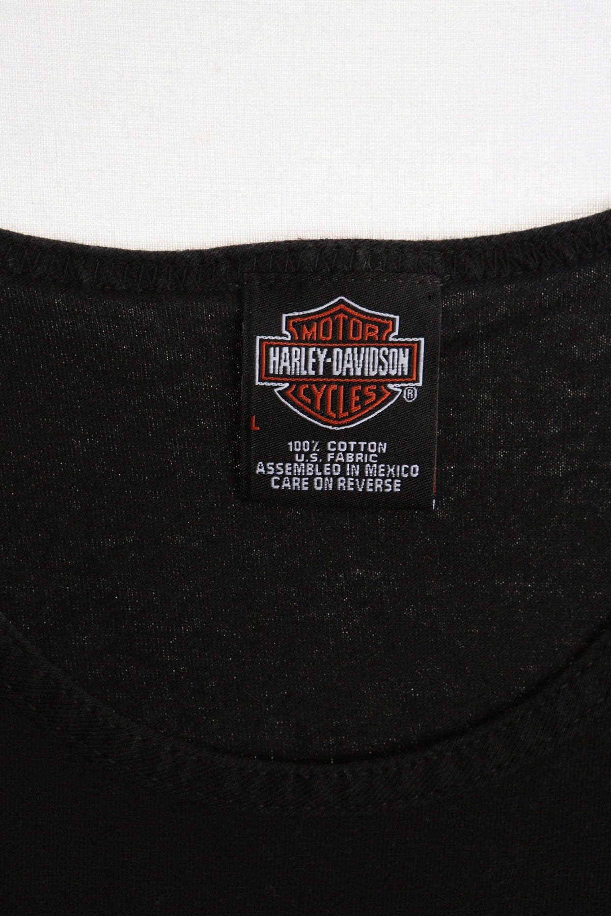 Harley Davidson Grand Teton Idaho Falls Black Graphic Tank Top