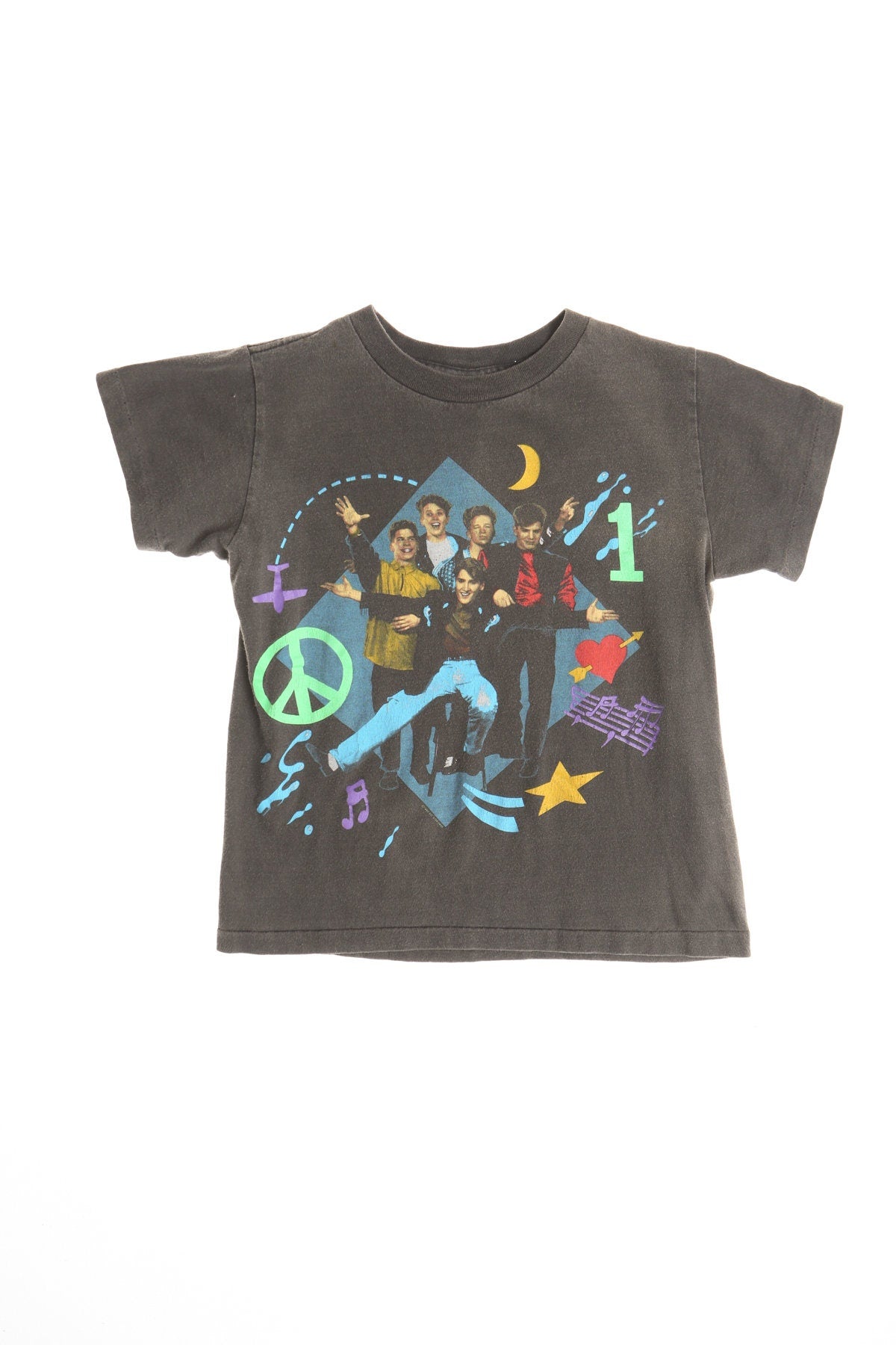 90's Pop Band Music Graphic Black Shirt