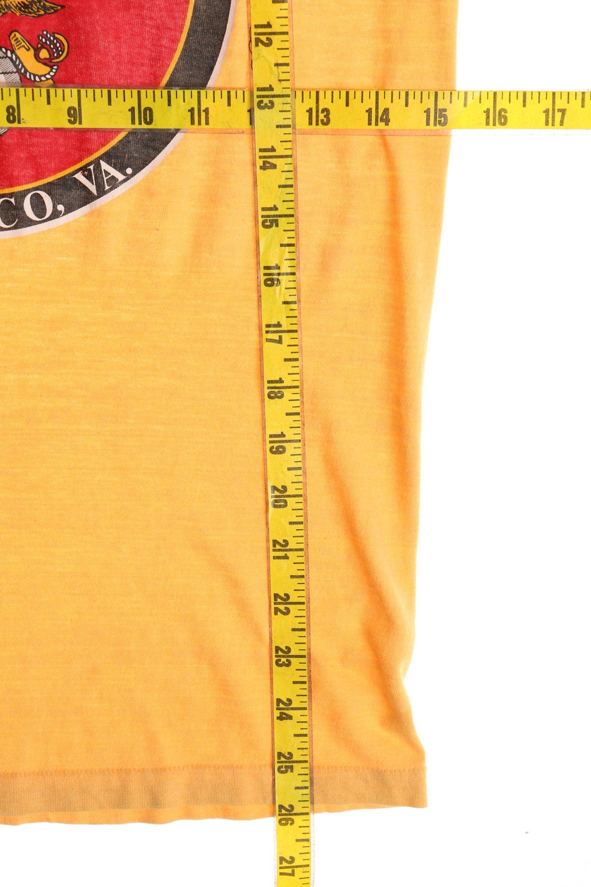 Vintage Military Yellow Graphic T-shirt