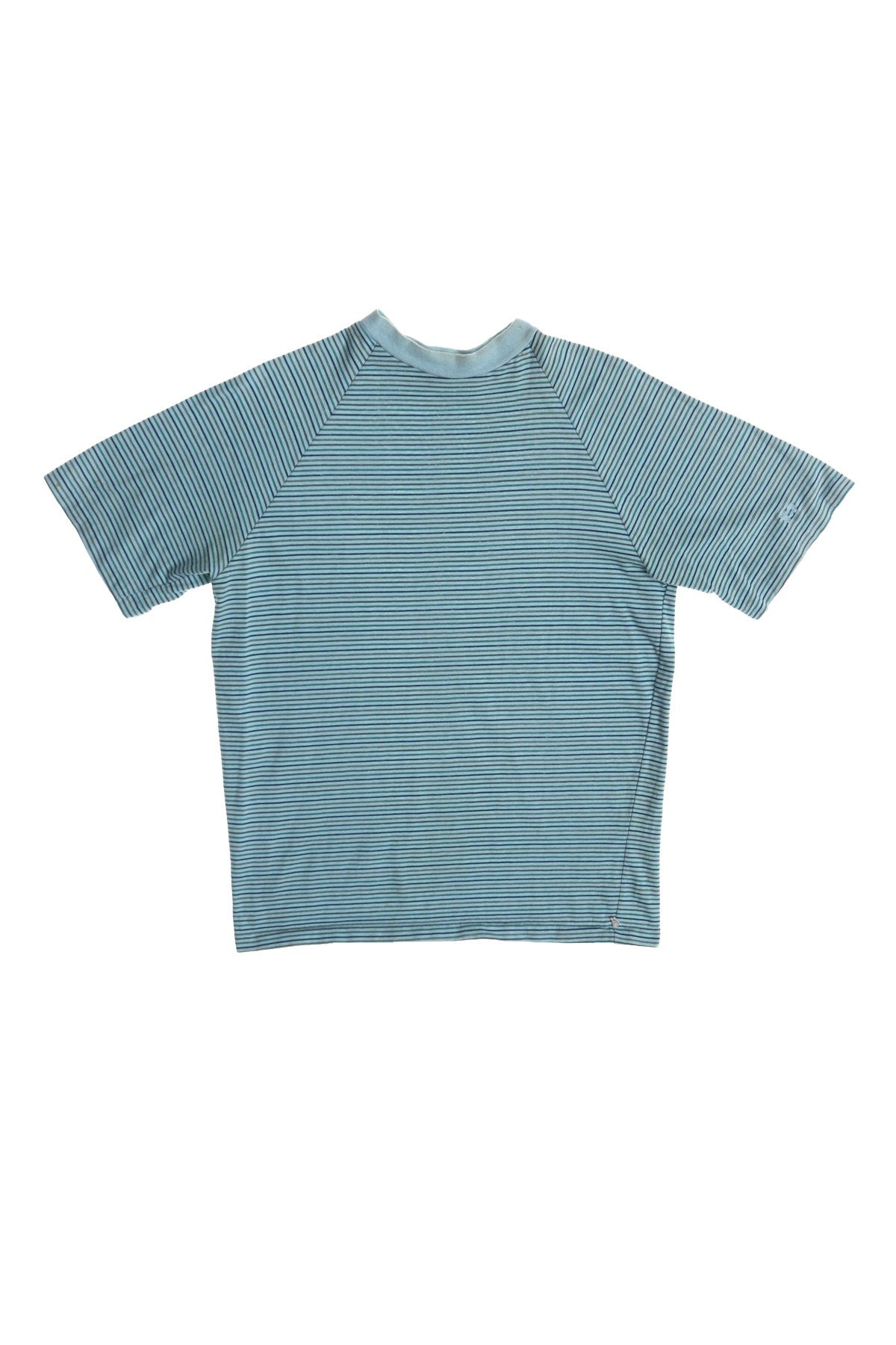 Vintage Hang Ten Blue Striped Shirt