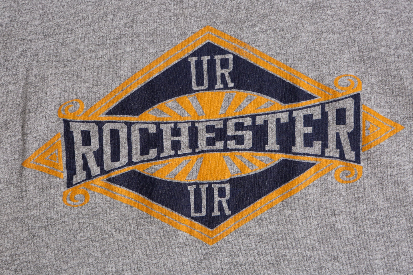 UR Rochester Vintage Champion Gray Graphic Shirt