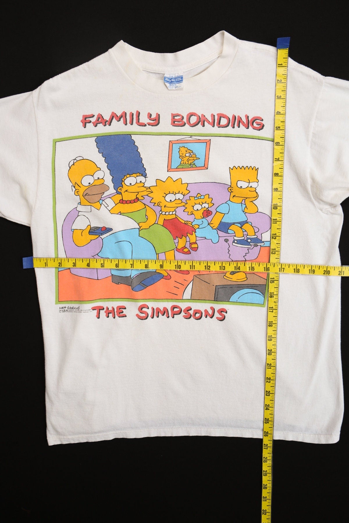 Vintage Family Bonding The Simpsons Graphic T-shirt