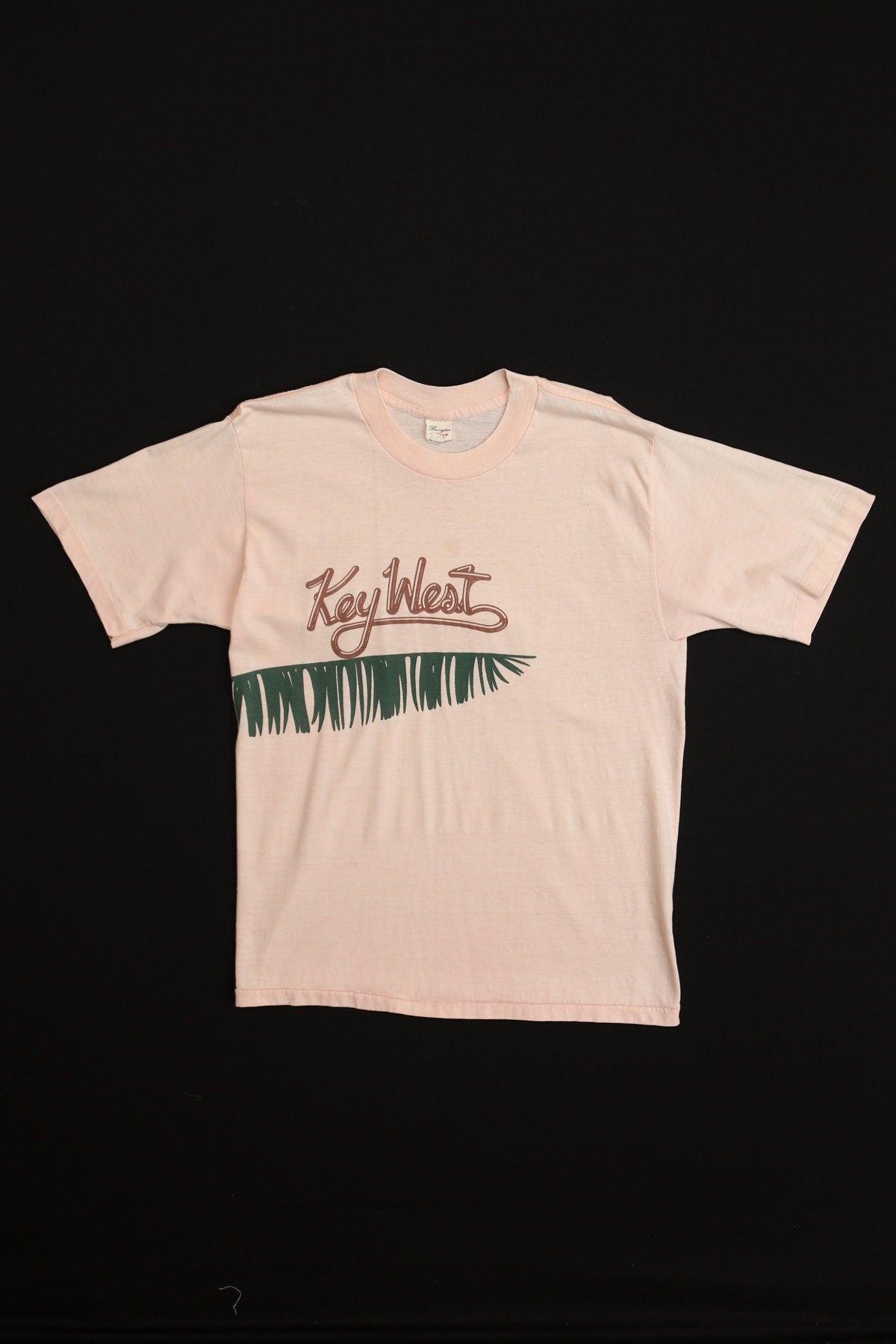 70's Key West Florida Beige Graphic T-shirt