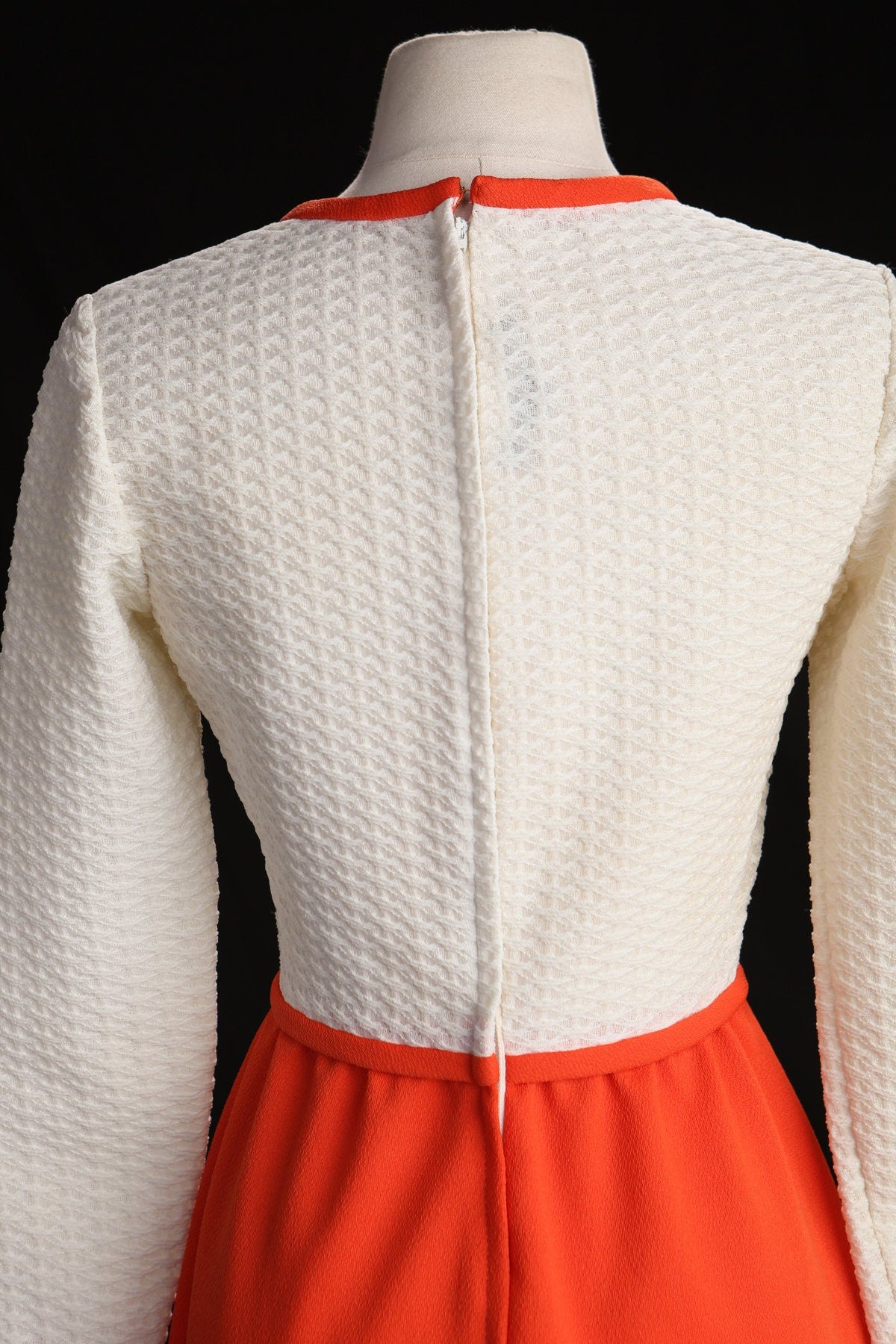 70's Women Poly Summer Dress