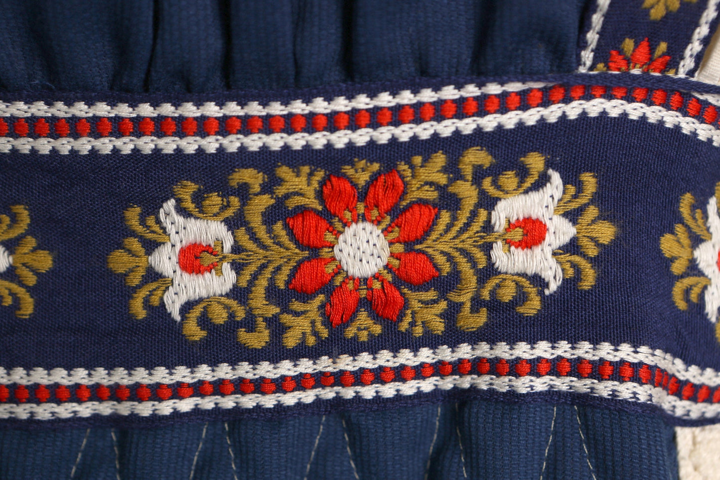 Vintage 70's Boho Beige Long Summer Dress