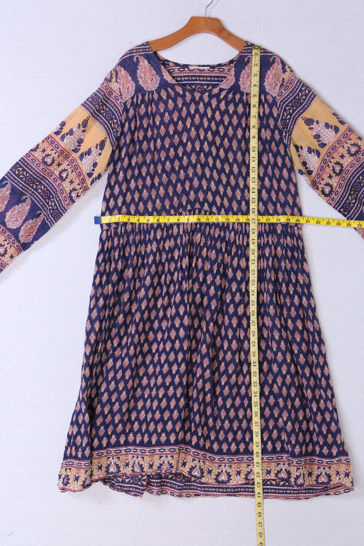 Women Block Print Boho Dress