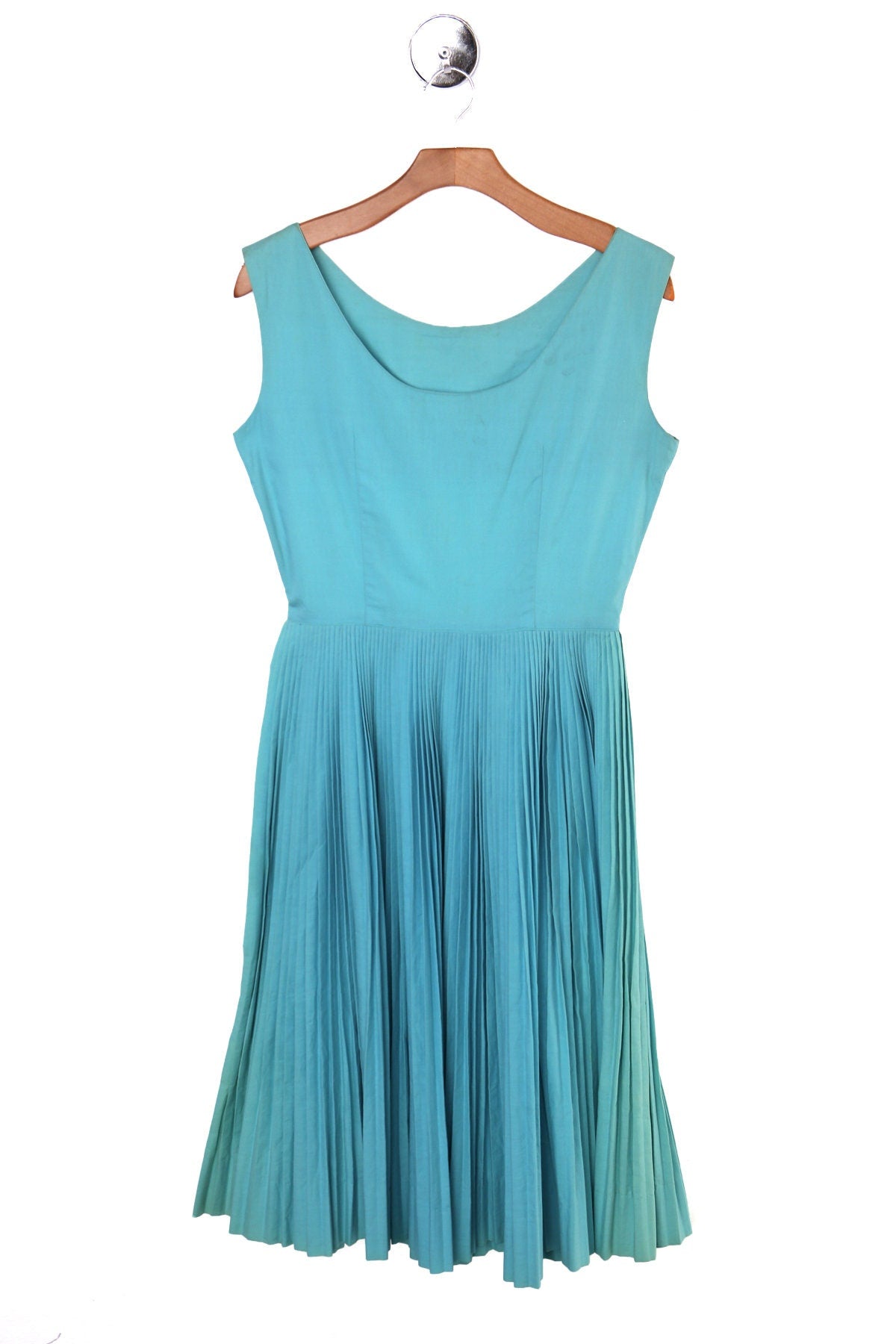 50's Women Blue Casual Dress