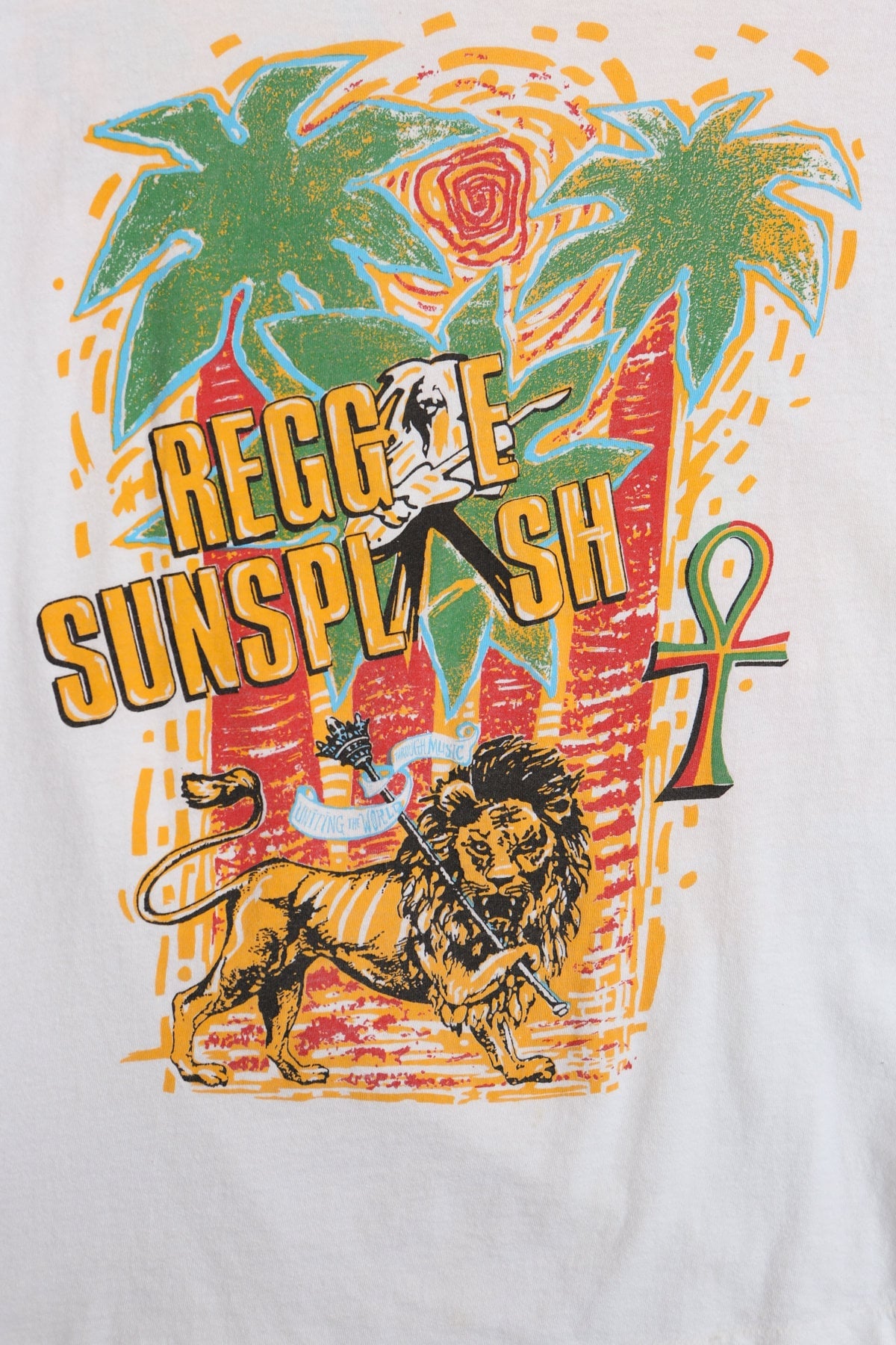 Reggae Sun Splash 92 World Tour Graphic T-shirt