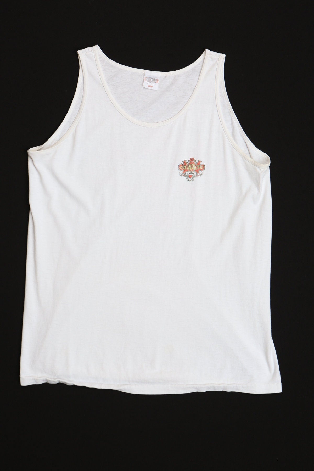 Vintage Ocean Pacific First Wave White Graphic T-shirt