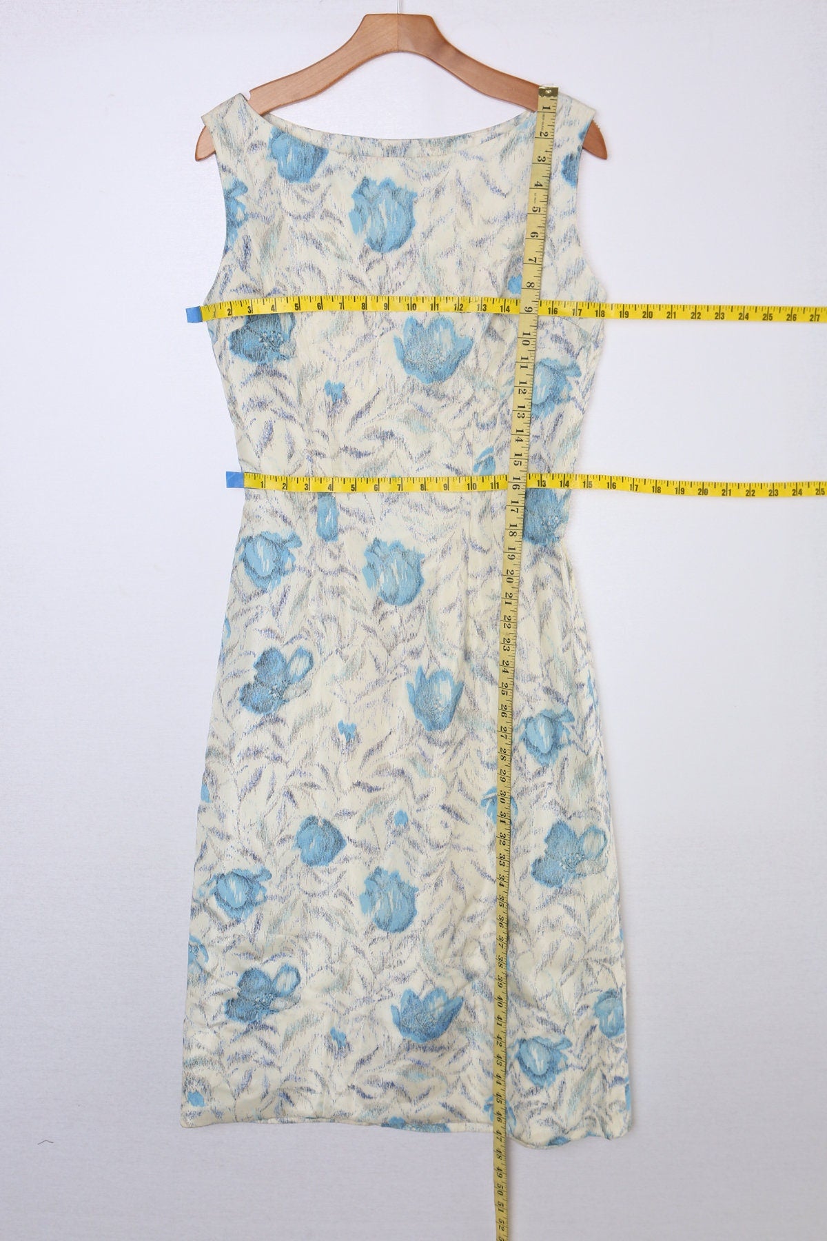 Women 50's White Floral Print Summer Dress