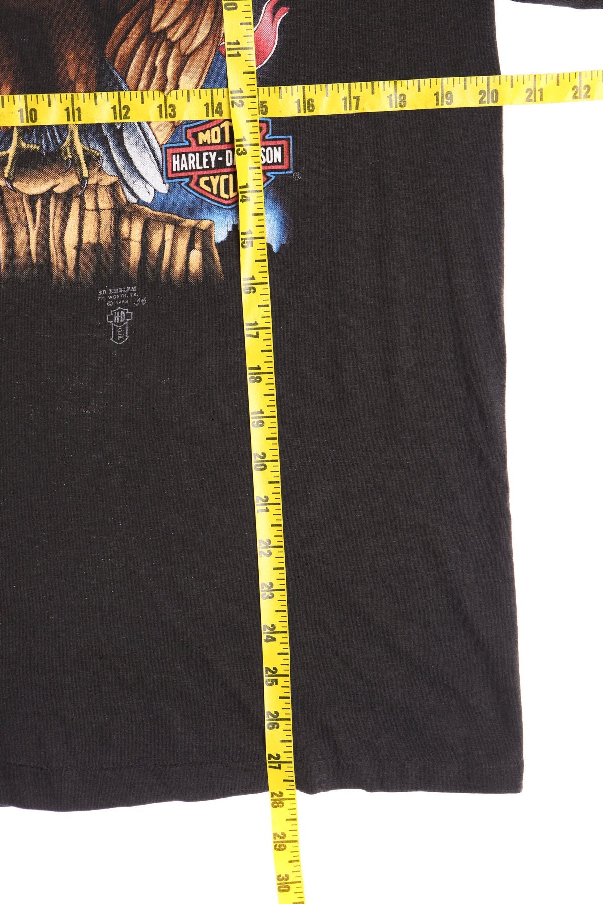 American Legend Harley Davidson Black Graphic T-shirt - Golden State San Jose California