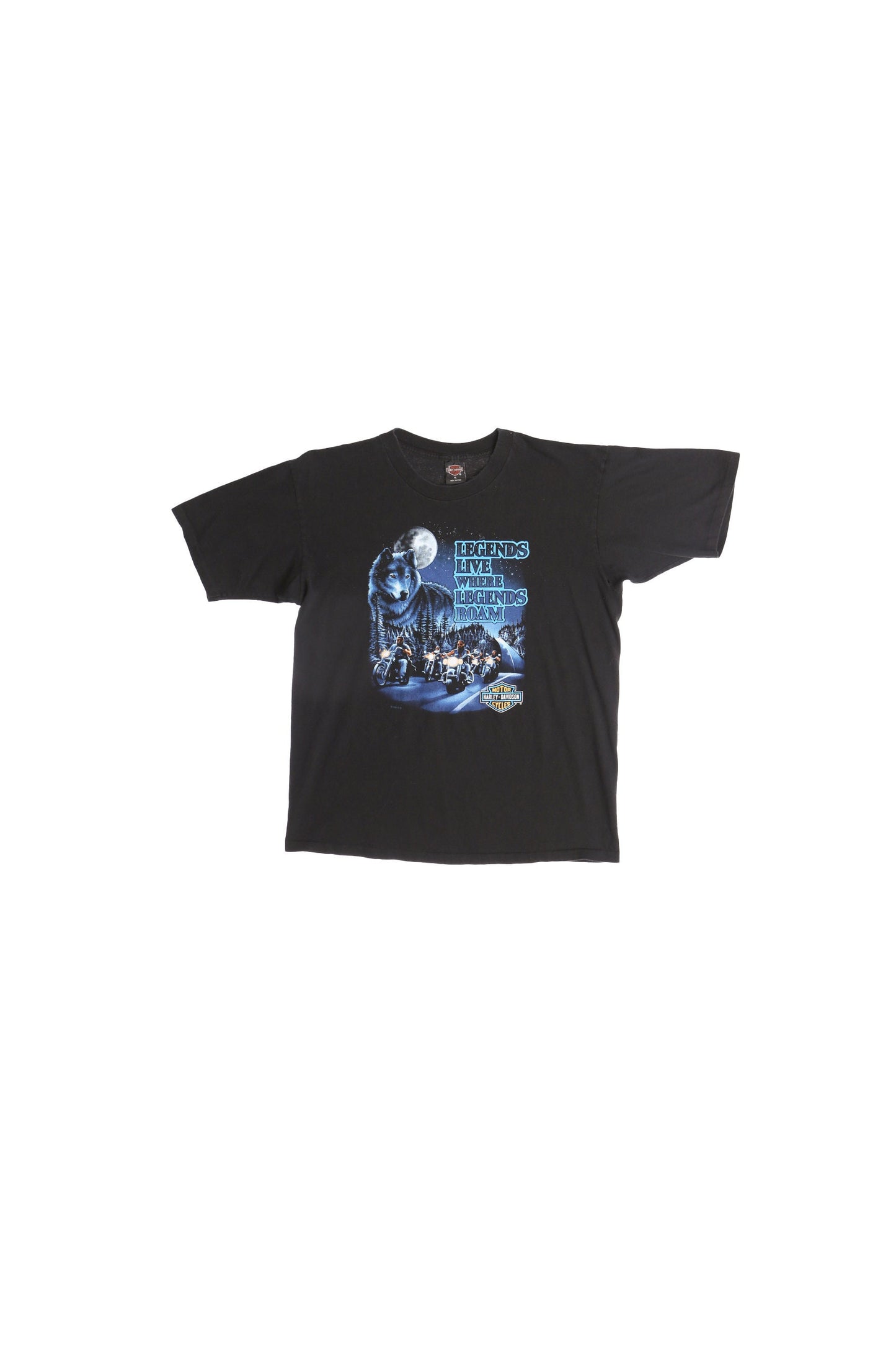 Harley Davidson Las Vegas Black Graphic Biker Shirt