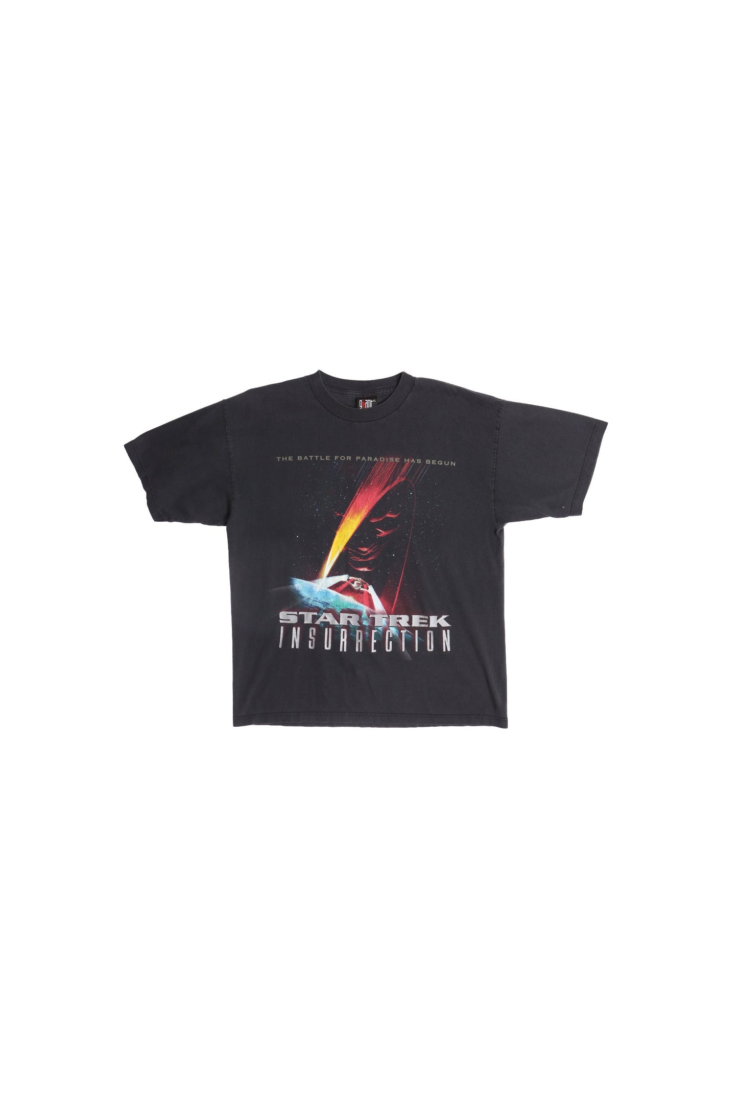 Star Trek Insurrection Black Graphic T-shirt  - The battle For Paradise has Begun