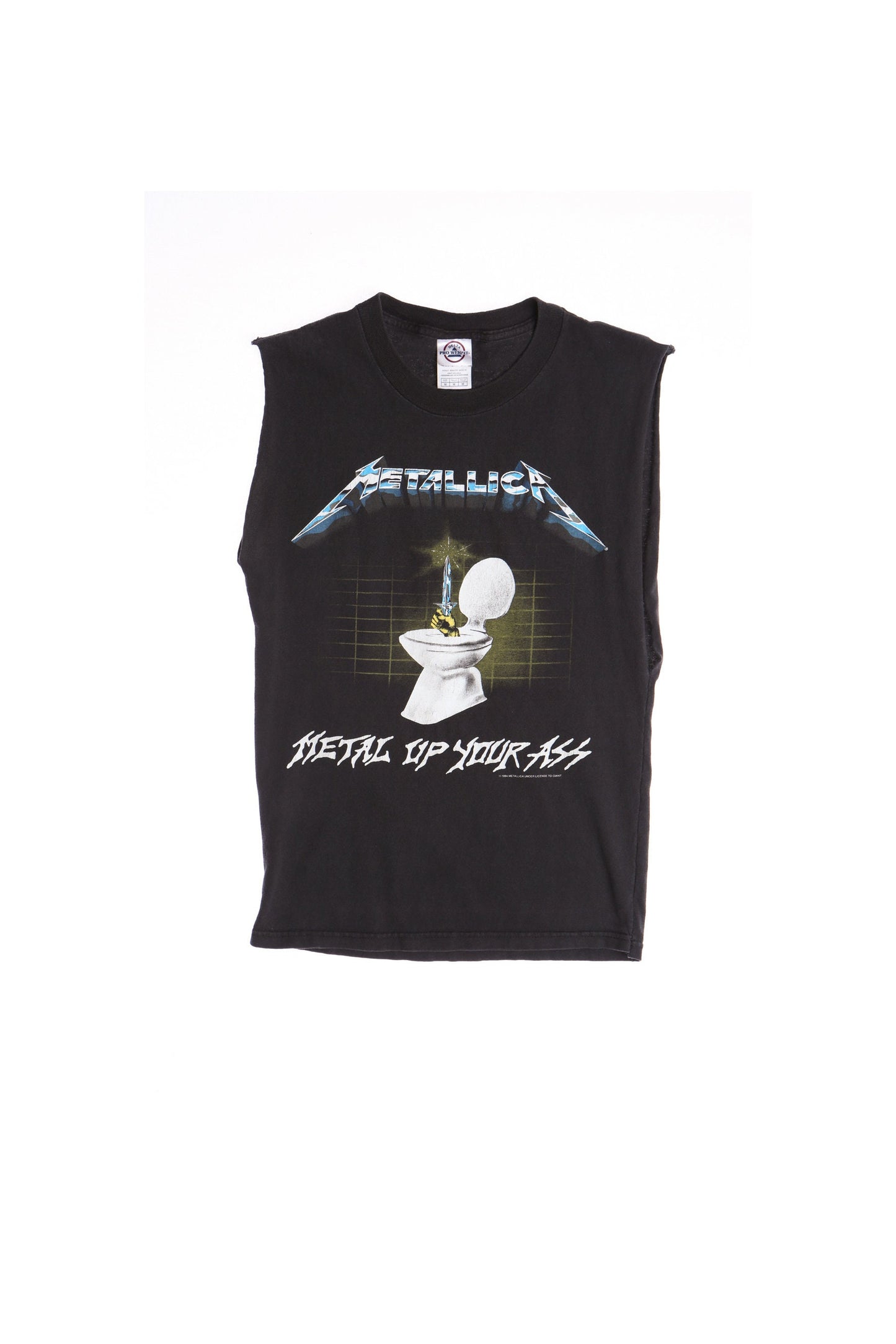 Metallica Metal Up Your Ass Black Sleeveless Graphic T-shirt